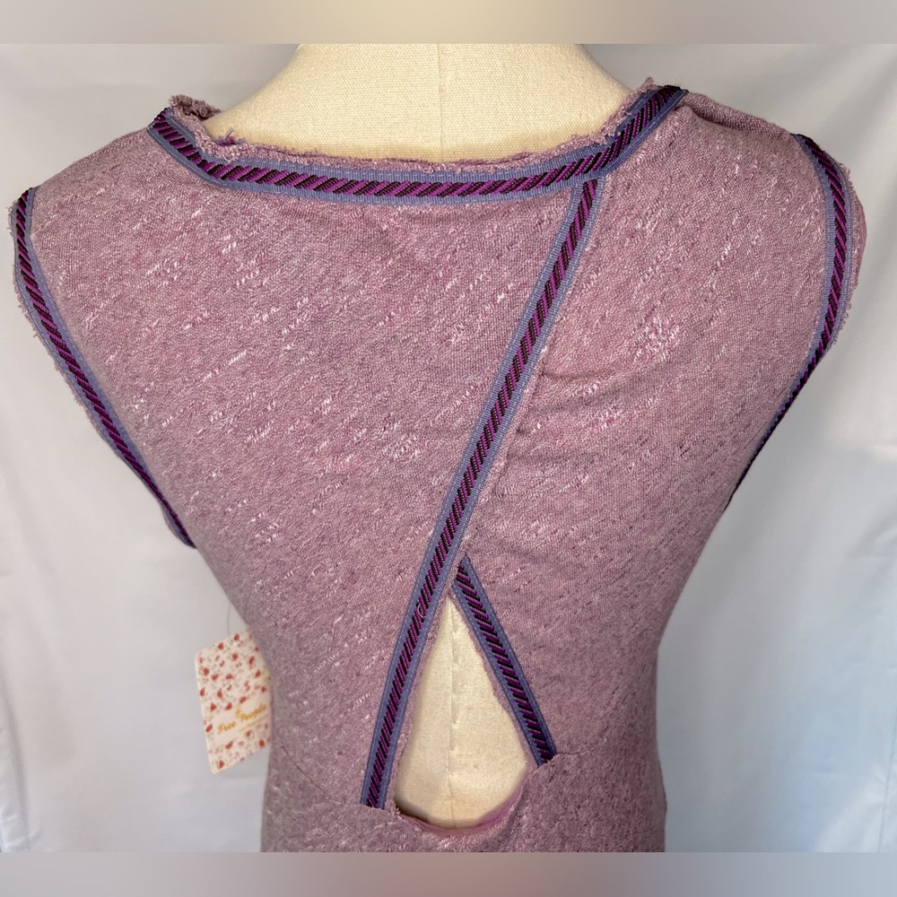 NWT Free People Sabrina Maxi Dress in Lavender Heather - Picture 4 of 12
